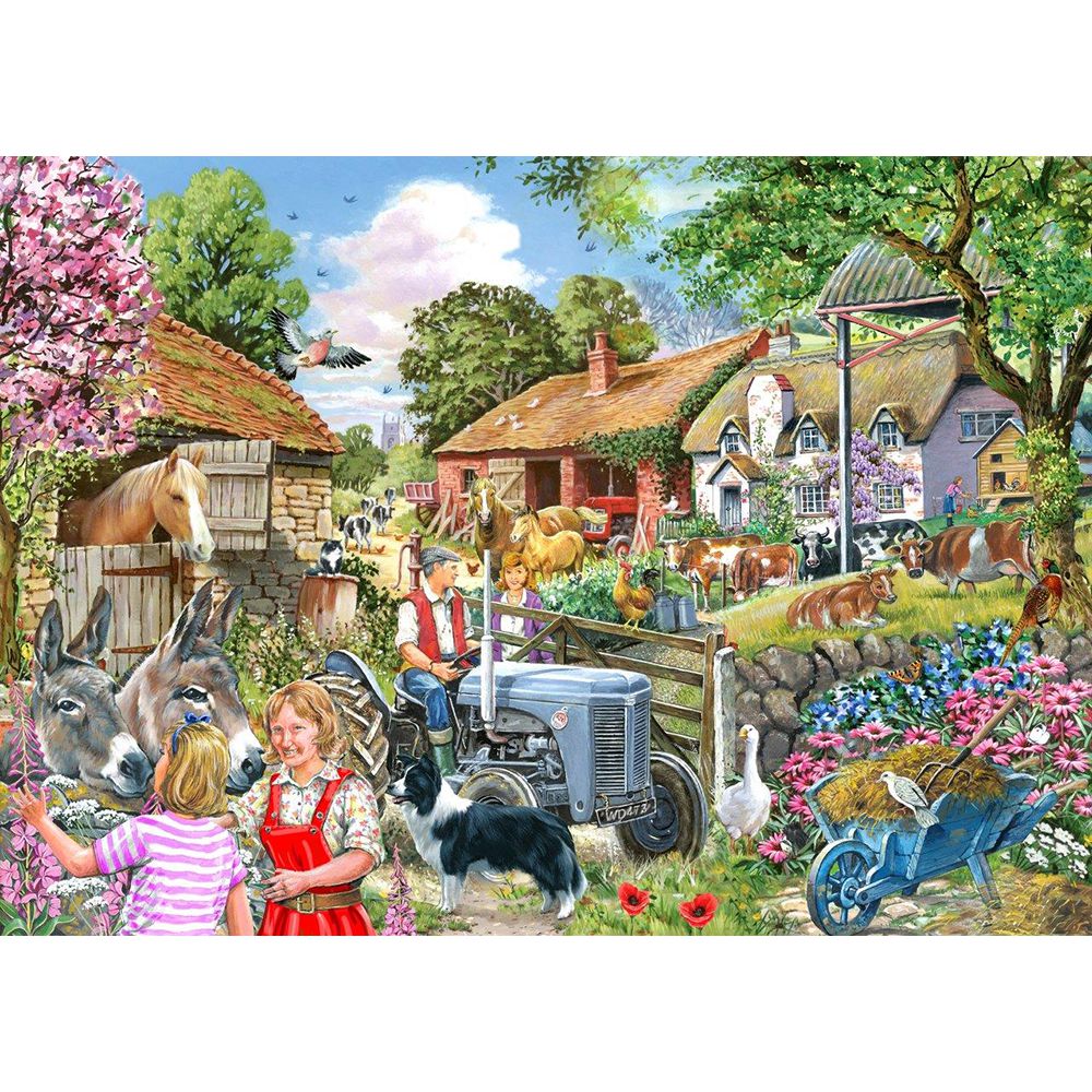 At The Farm Gate - Big 500 Piece Jigsaw Puzzle