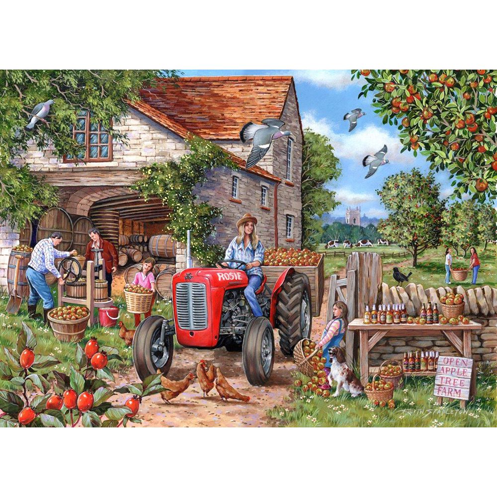 Cider & Rosie - Big 500 Piece Jigsaw Puzzle