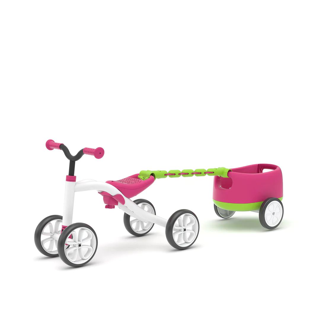 Quadie 4-Wheel Ride On Toy & Trailer - Pink