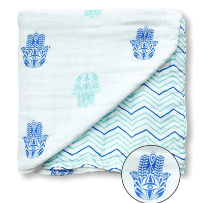 Organic Snug Blanket - Hamsa