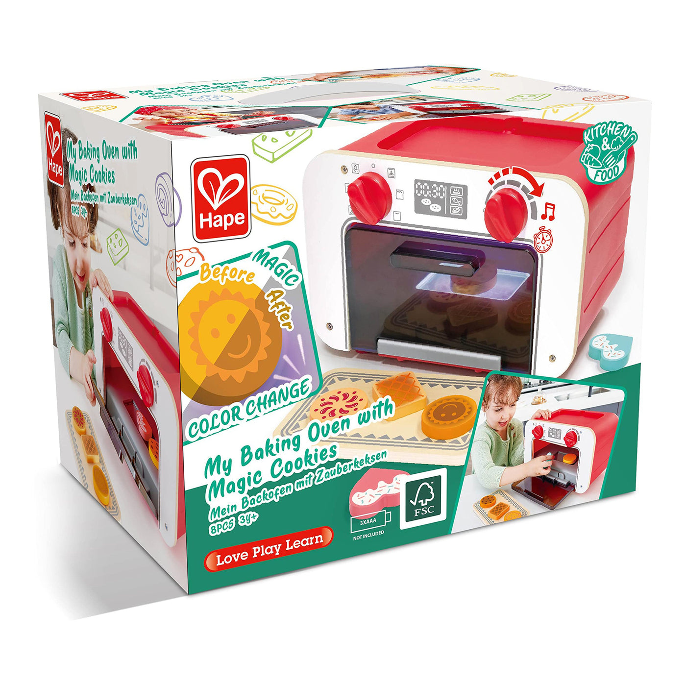 Colour Changing Oven-Compact Play Kitchens-Hape-Yes Bebe