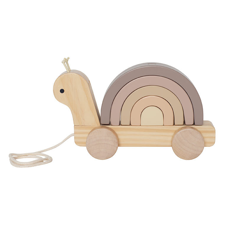 Pull & Stacking Snail-Pull Along Toys-JaBaDaBaDo-Yes Bebe