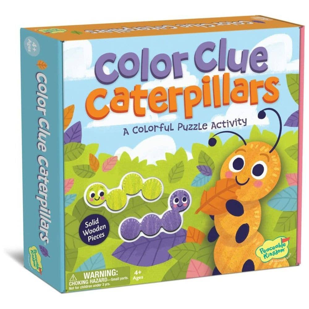 Peaceable Kingdom Colour Clue Caterpillars-Just Imagine Toys-Yes Bebe