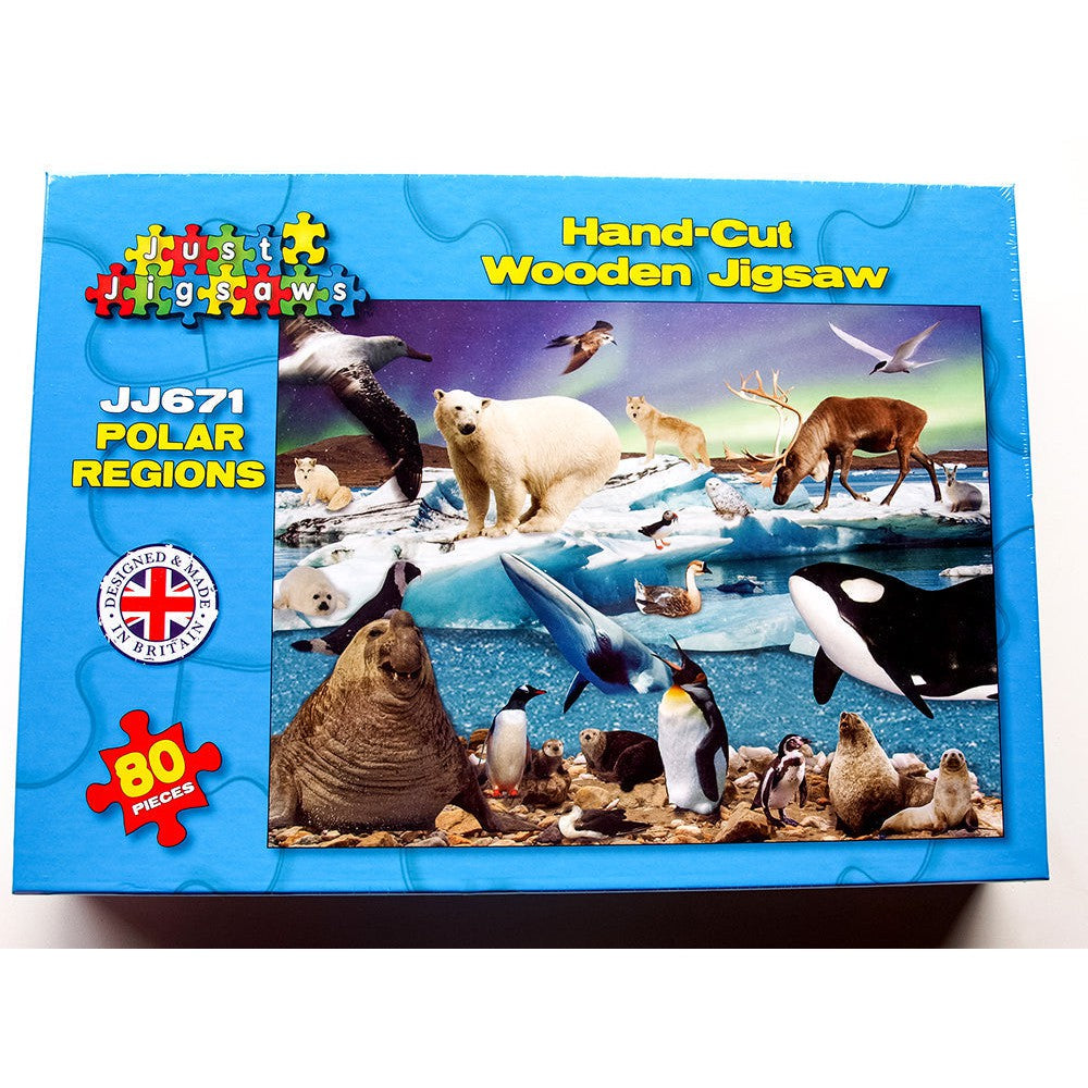 Polar Regions 24 Or 80 Pieces - Jj671-Just Jigsaws-Yes Bebe