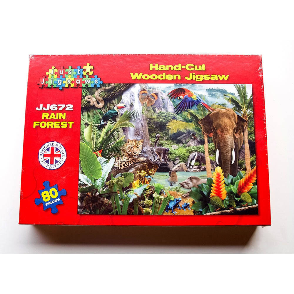 Rain Forest 24 Or 80 Pieces - Jj672-Just Jigsaws-Yes Bebe