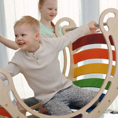 Folding Xxl Montessori Rocker-Rockers-KateHaa-Yes Bebe