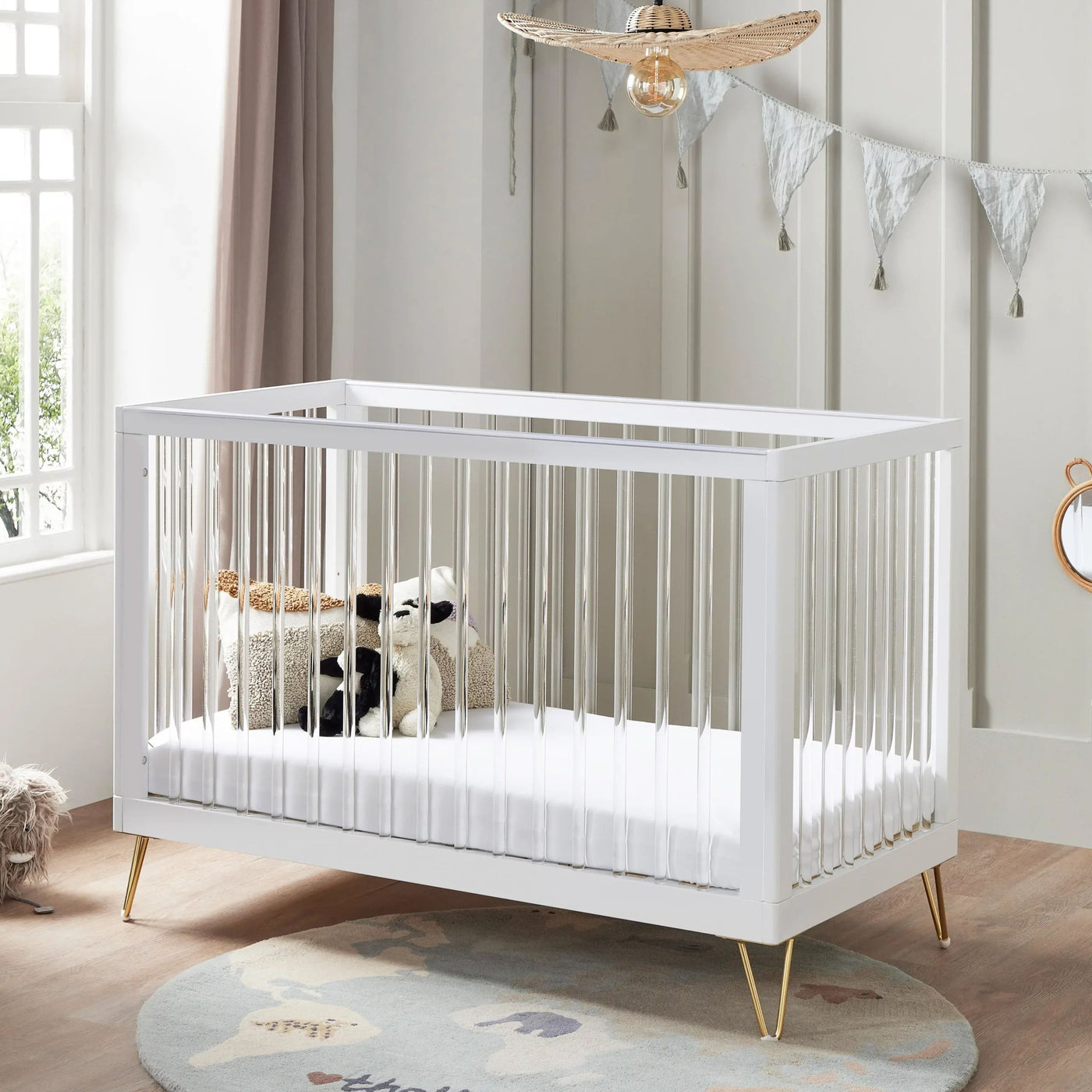 Kimi Acrylic 3 Piece Nursery Room Set