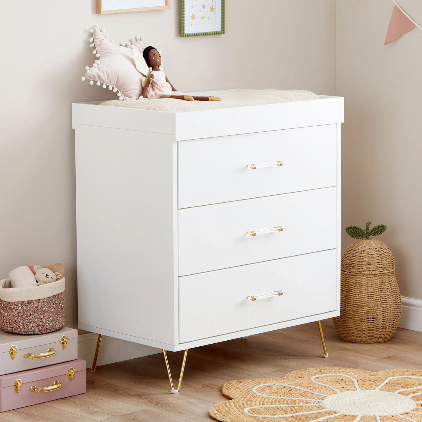 Kimi XL Acrylic 2 Piece Nursery Room Set