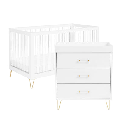 Kimi XL Acrylic 2 Piece Nursery Room Set