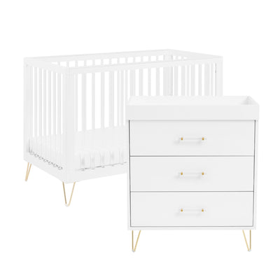 Kimi Acrylic 2 Piece Nursery Room Set