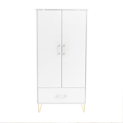 Kimi Nursery Wardrobe - Acrylic-Baby & Toddler Furniture-Babymore-Yes Bebe