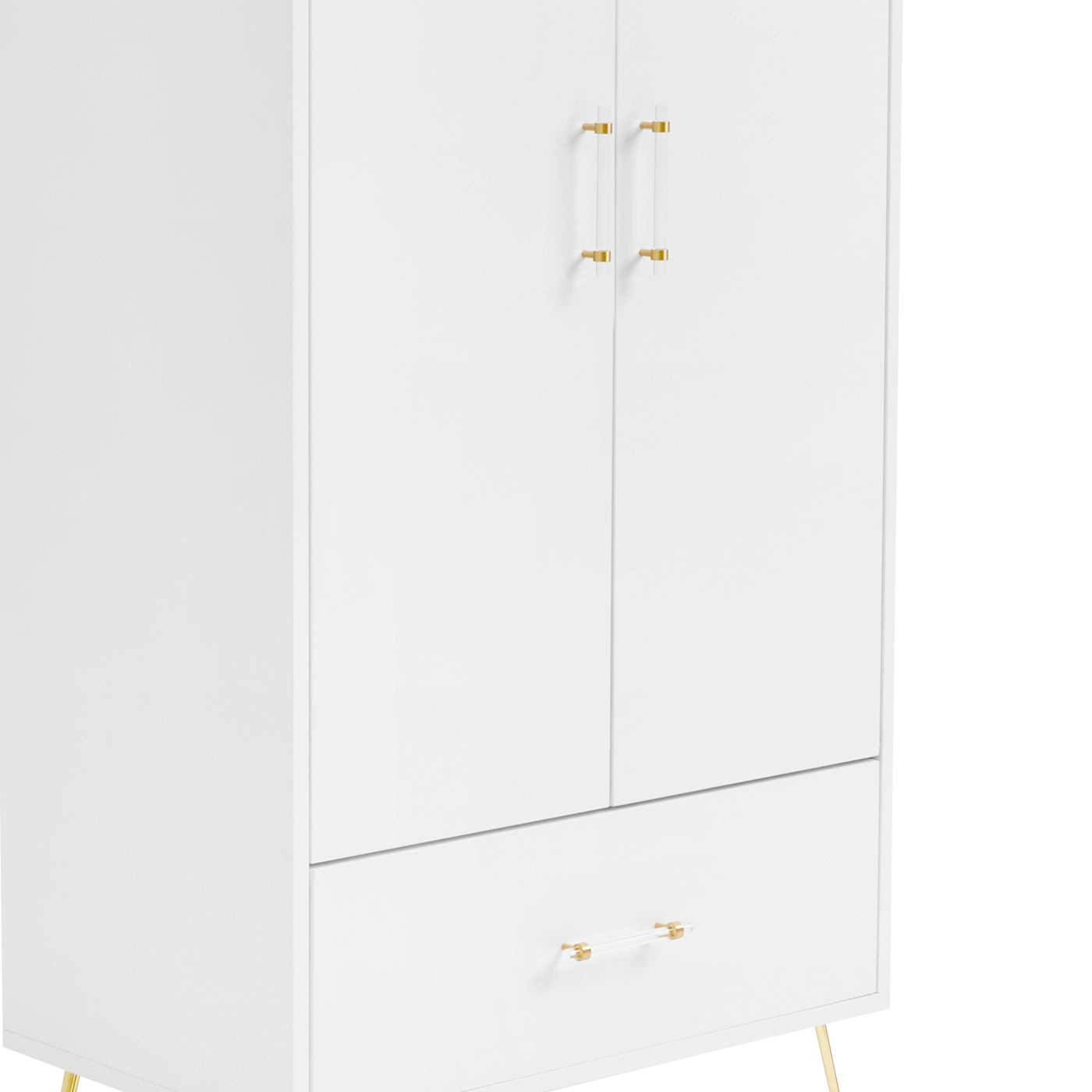 Kimi Nursery Wardrobe - Acrylic-Baby & Toddler Furniture-Babymore-Yes Bebe