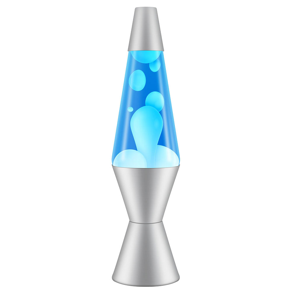 14.5" Lava Lamp Classic (White/Blue)-Lava Lamps-LAVA-Yes Bebe