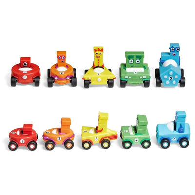 Numberblocks Mini Vehicles Set-Toy Vehicles-Learning Resources-Yes Bebe