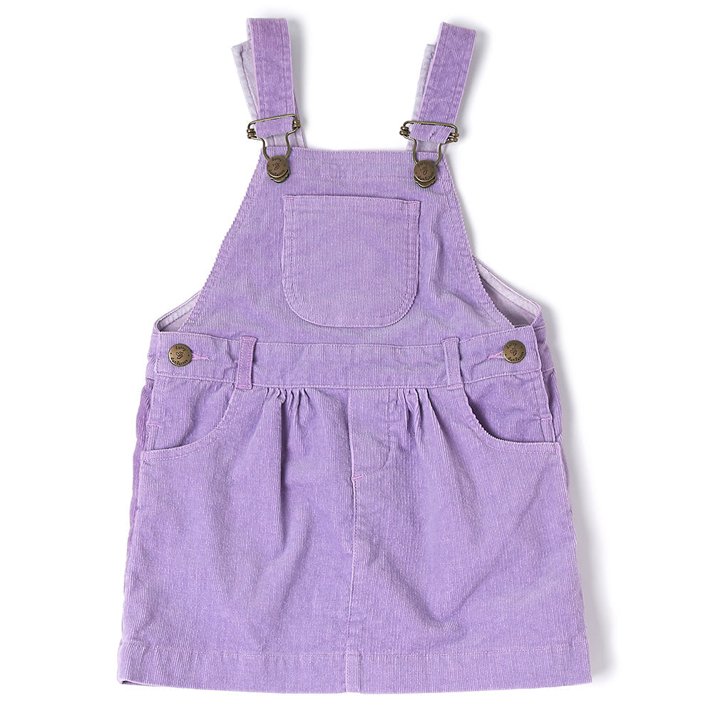 Lilac Corduroy Dress