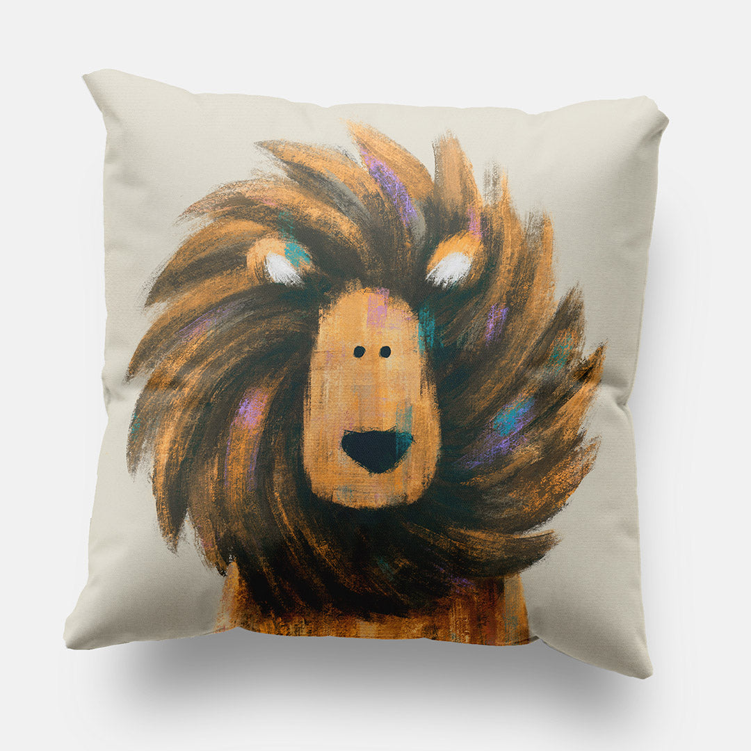 Safari Lion Nursery Cushion Cover