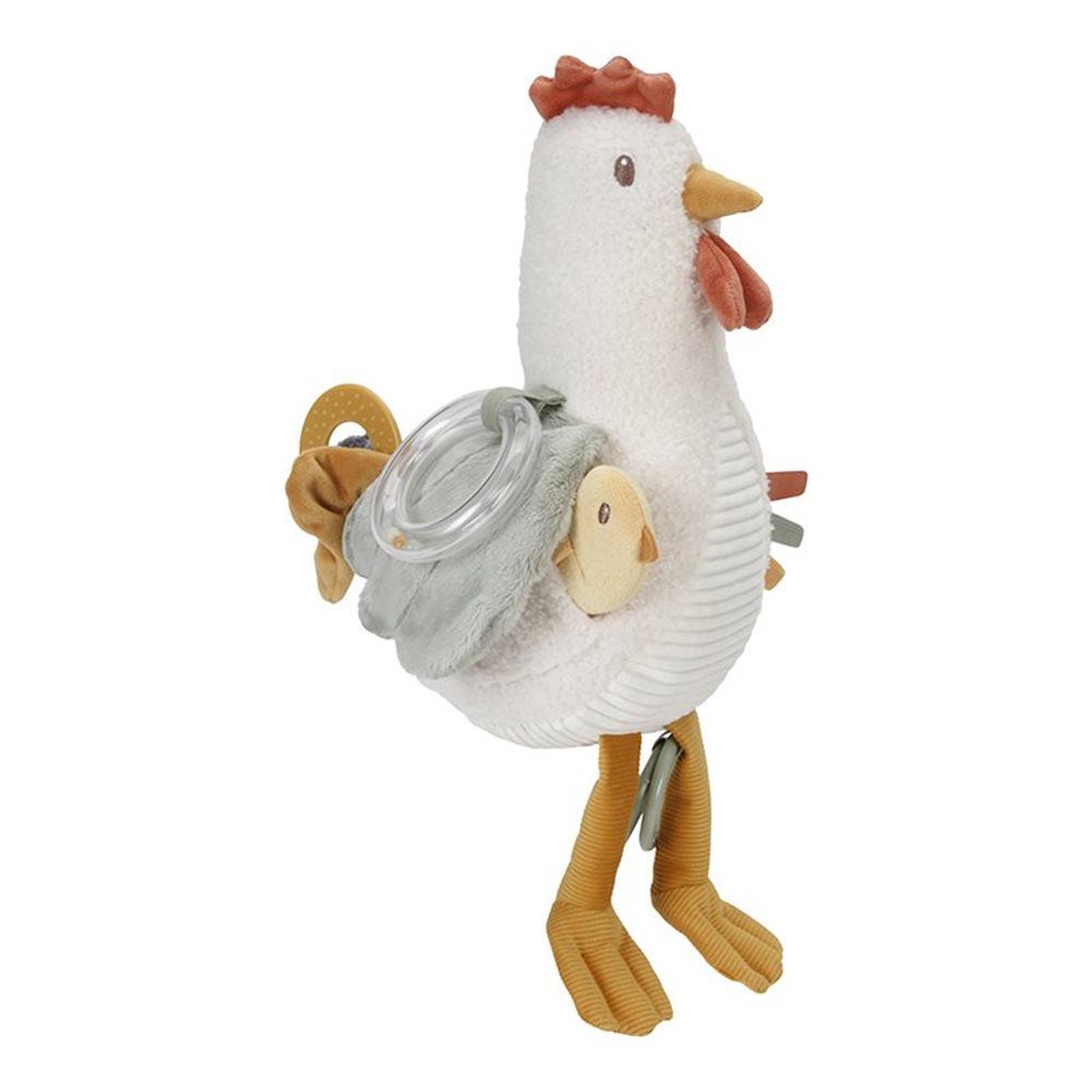 Activity Chicken 25cm - Little Farm-Baby Activity Toys-Little Dutch-Yes Bebe