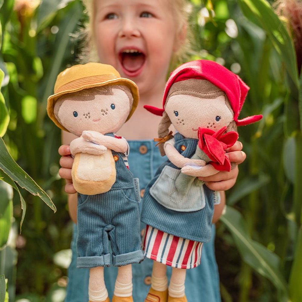 Cuddle Doll 35cm Farmer Jim - Little Farm-Dolls-Little Dutch-Yes Bebe