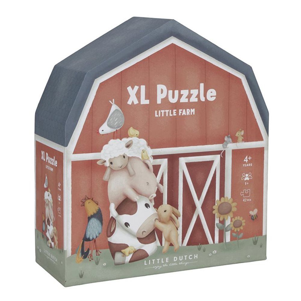 Floor Puzzle - Little Farm-Jigsaw Puzzles-Little Dutch-Yes Bebe