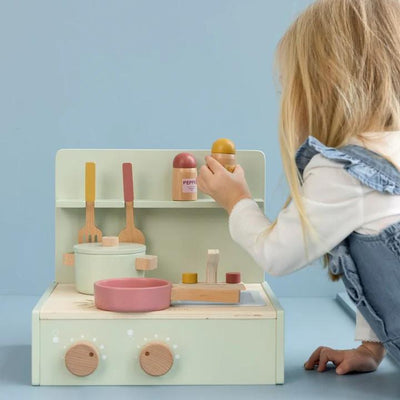 Mini Kitchen-Compact Play Kitchens-Little Dutch-Yes Bebe