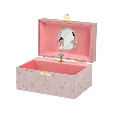 Musical Jewellery Box Evi - Little Pink Flowers-Musical Jewellery Box-Little Dutch-Yes Bebe
