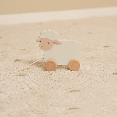Pull Along Wooden Sheep - Little Farm-Pull Along Toys-Little Dutch-Yes Bebe
