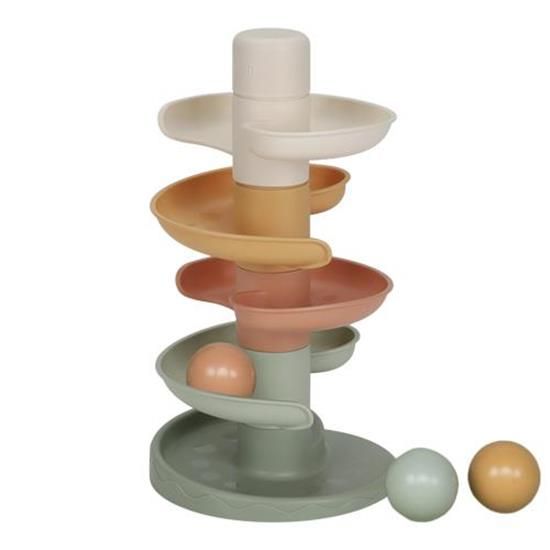 Spiral Tower - Mulitcolour-Ball Runs-Little Dutch-Yes Bebe