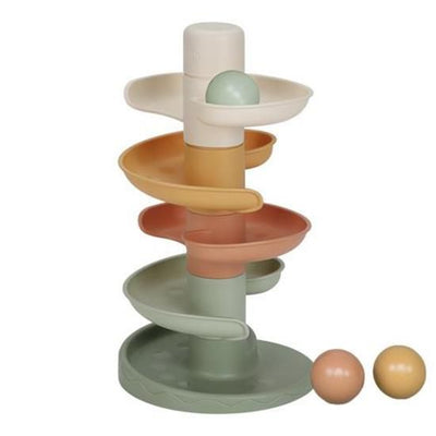 Spiral Tower - Mulitcolour-Ball Runs-Little Dutch-Yes Bebe