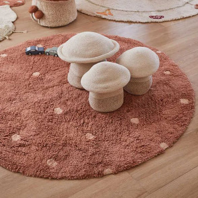 Washable Rug - Round Dots-Washable Rugs-Lorena Canals-Yes Bebe