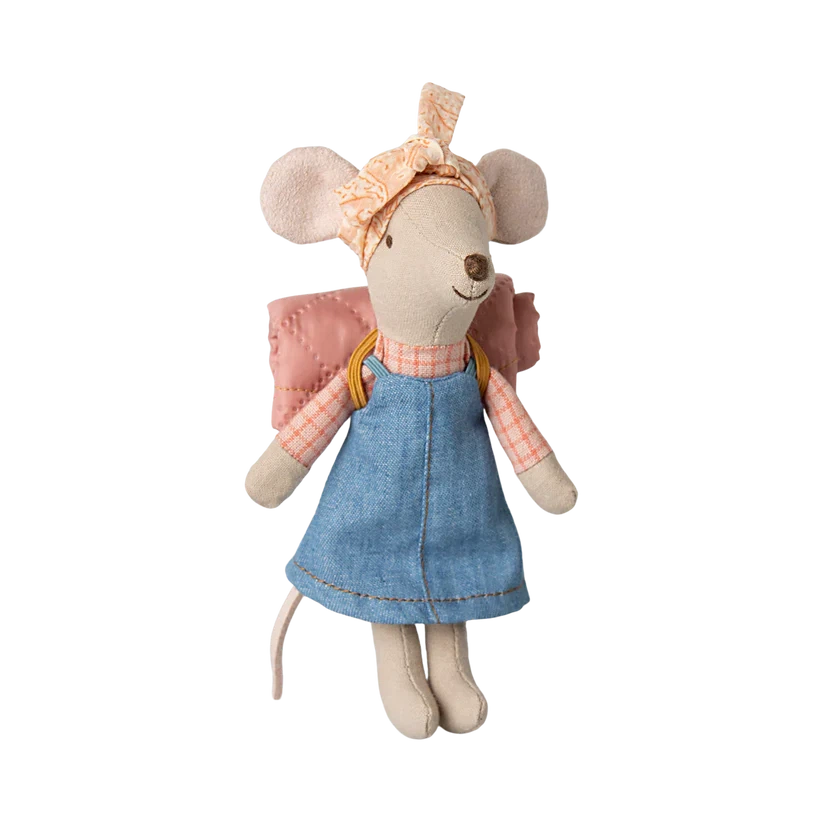 Big Sister Hiker Mouse-Dollhouse Mice-Maileg-Yes Bebe