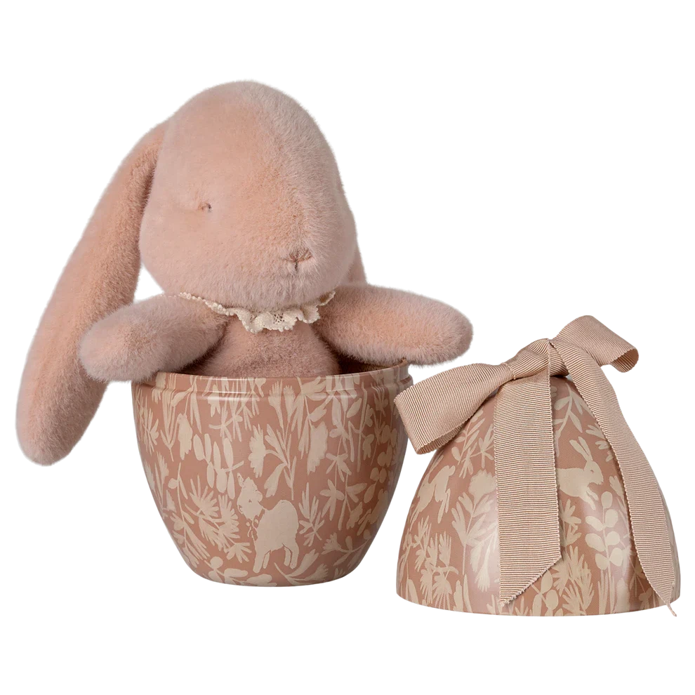 Easter Egg with Plush-Soft Toys-Maileg-Powder Bunny-Yes Bebe