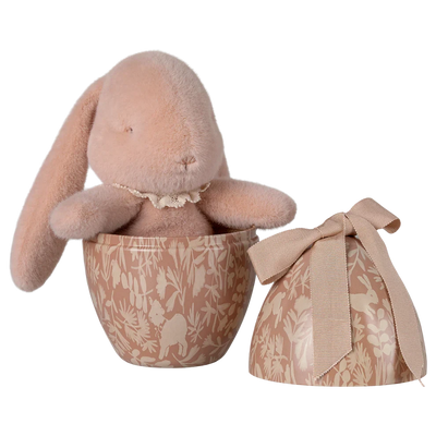 Easter Egg with Plush-Soft Toys-Maileg-Powder Bunny-Yes Bebe