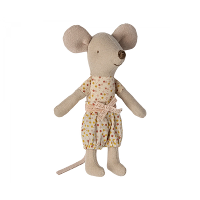 Little Sister Mouse in Matchbox-Dollhouse Mice-Maileg-Yes Bebe