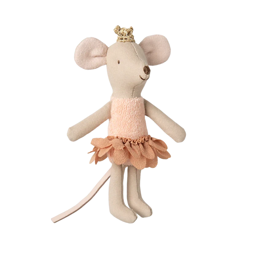 Little Sister Princess Mouse in Matchbox-Dollhouse Mice-Maileg-Yes Bebe