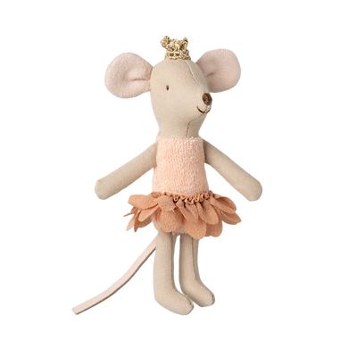 Little Sister Princess Mouse in Matchbox-Dollhouse Mice-Maileg-Yes Bebe