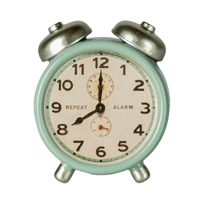 Mouse Alarm Clock-Dollhouse Accessories-Maileg-Mint-Yes Bebe