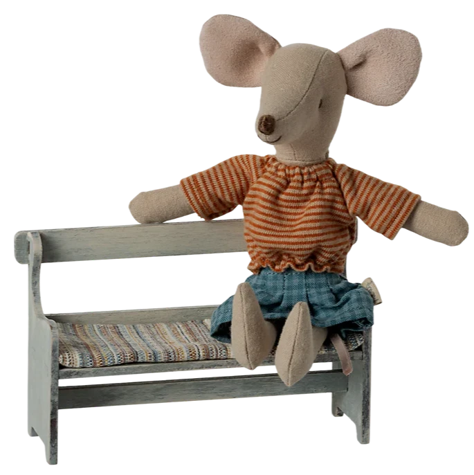 Mouse Bench-Dollhouse Accessories-Maileg-Yes Bebe