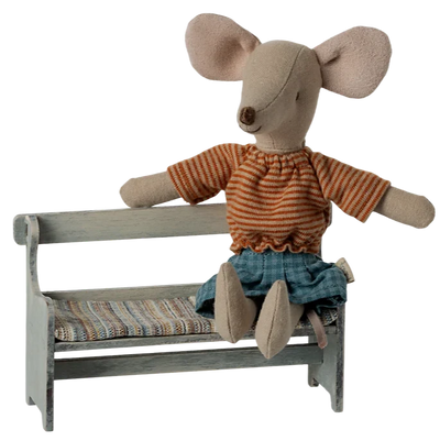 Mouse Bench-Dollhouse Accessories-Maileg-Yes Bebe