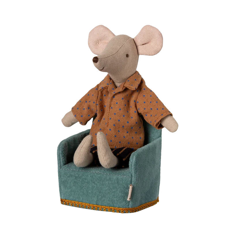 Mouse Folding Chair-Dollhouse Accessories-Maileg-Yes Bebe