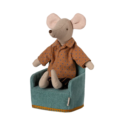 Mouse Folding Chair-Dollhouse Accessories-Maileg-Yes Bebe