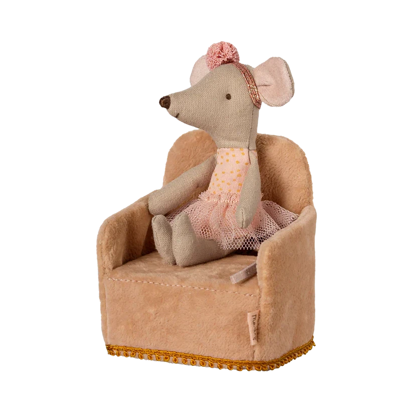 Mouse Folding Chair-Dollhouse Accessories-Maileg-Yes Bebe