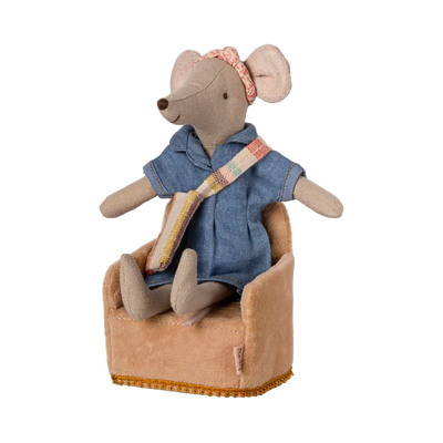 Mouse Folding Chair-Dollhouse Accessories-Maileg-Yes Bebe