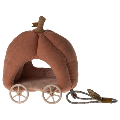 Mouse Pumpkin Carriage-Dollhouse Mice Accessories-Maileg-Yes Bebe