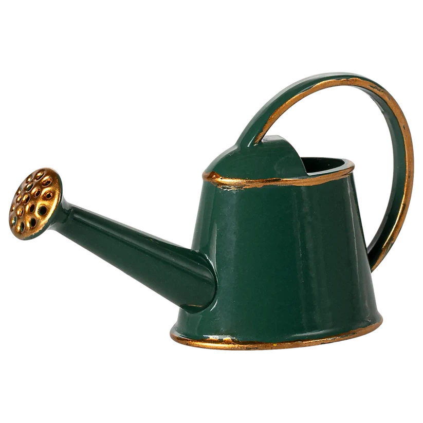 Mouse Watering Can-Dollhouse Mice Accessories-Maileg-Dark Green-Yes Bebe