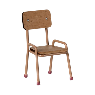 Mouse Wooden Chair-Dollhouse Accessories-Maileg-Dark Powder-Yes Bebe