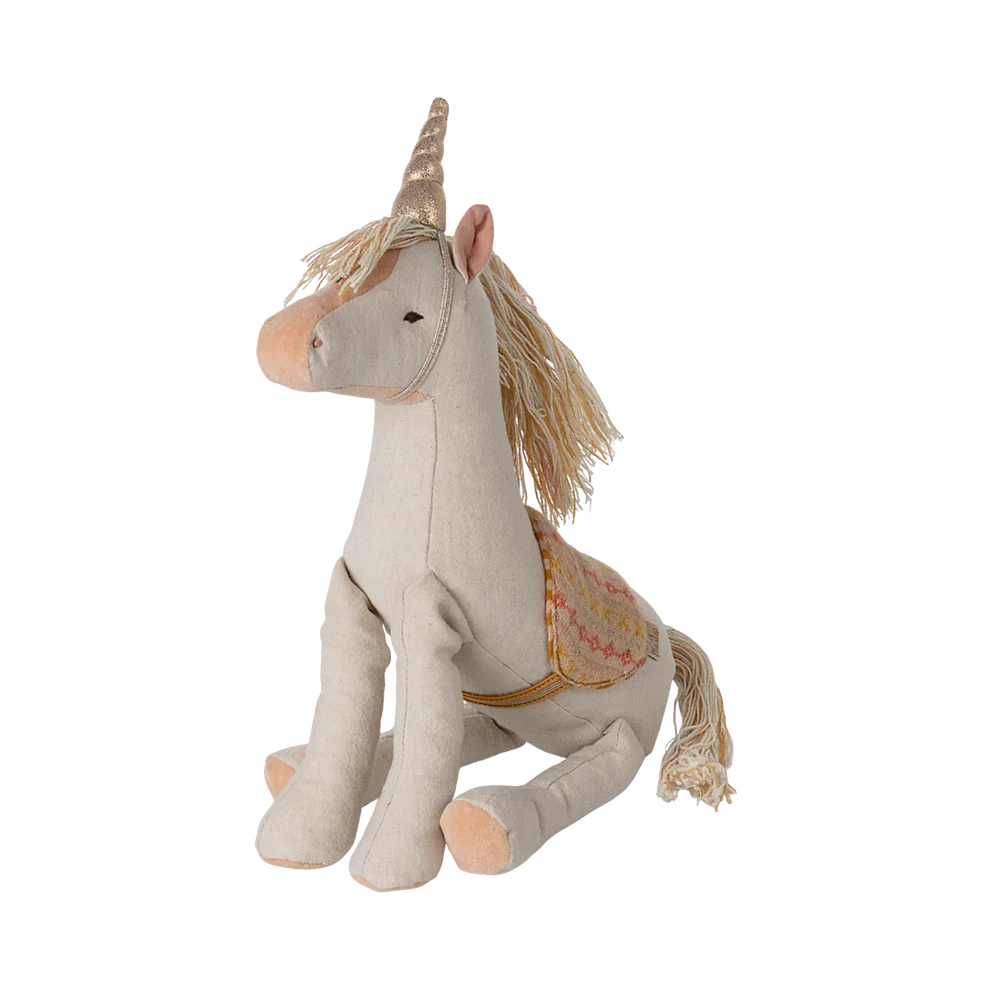 Unicorn Plush-Soft Toys-Maileg-Medium-Yes Bebe