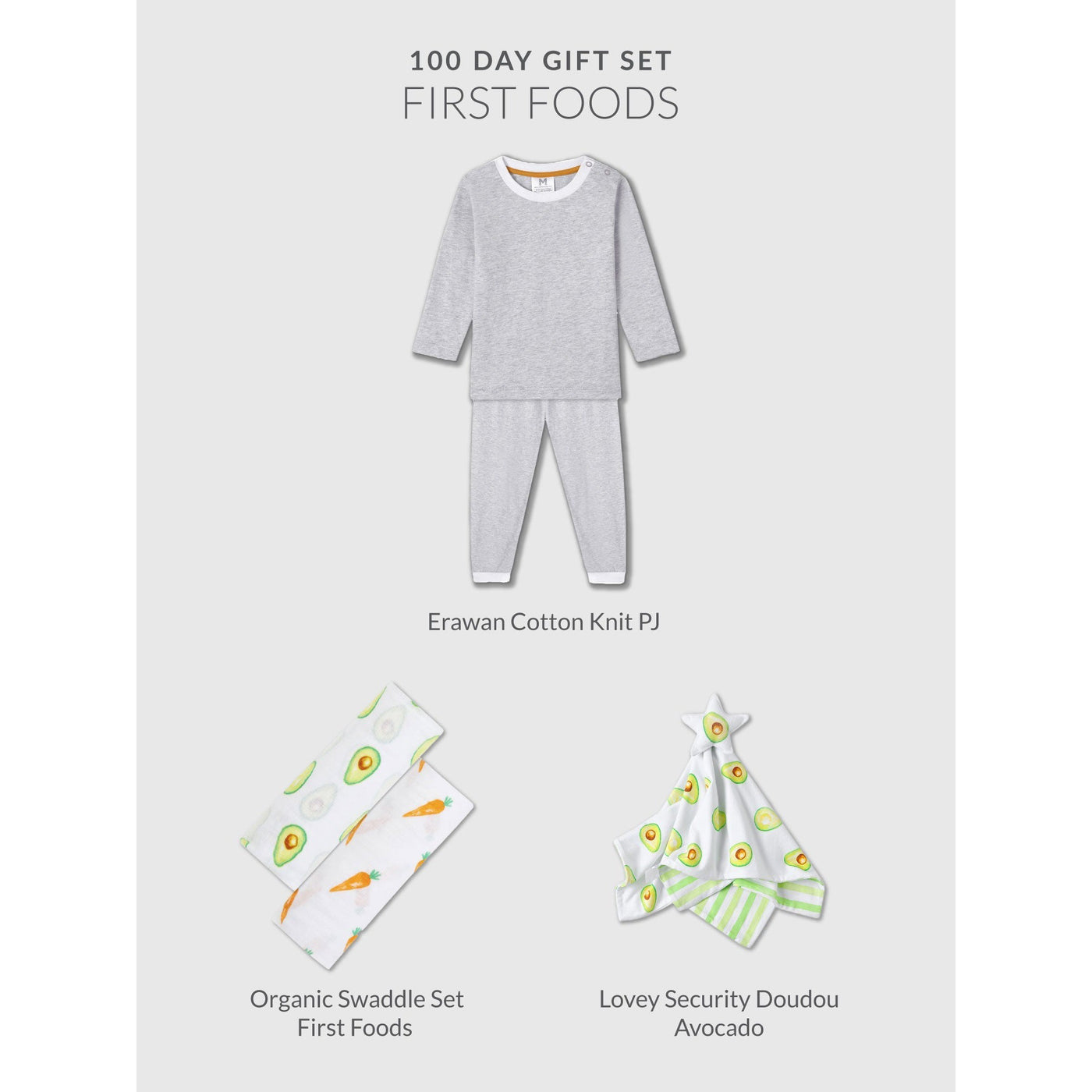 "First Foods" 100 Day Gift Set-Malabar Baby-Yes Bebe