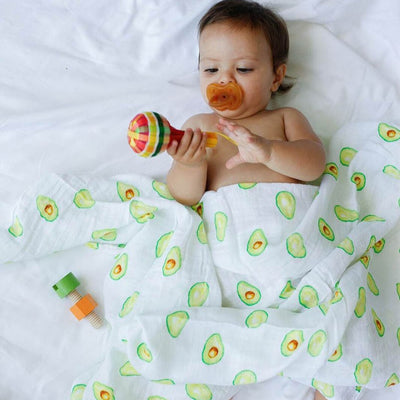 Organic Swaddle Set - First Foods-Swaddles-Malabar Baby-Yes Bebe