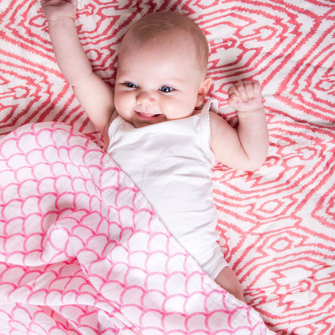 Organic Swaddle Set - Sakura-Swaddles-Malabar Baby-Yes Bebe