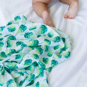 Organic Swaddle Set - Tropical Paradise-Swaddles-Malabar Baby-Yes Bebe